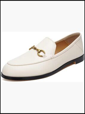 Leather Loafers Slip-On Flats Elegant Minimal Chic Comfort Daily Wear
